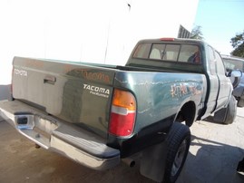1999 TOYOTA TACOMA PRERUNNER GREEN EXTRA CAB 2.7L AT 2WD Z17929